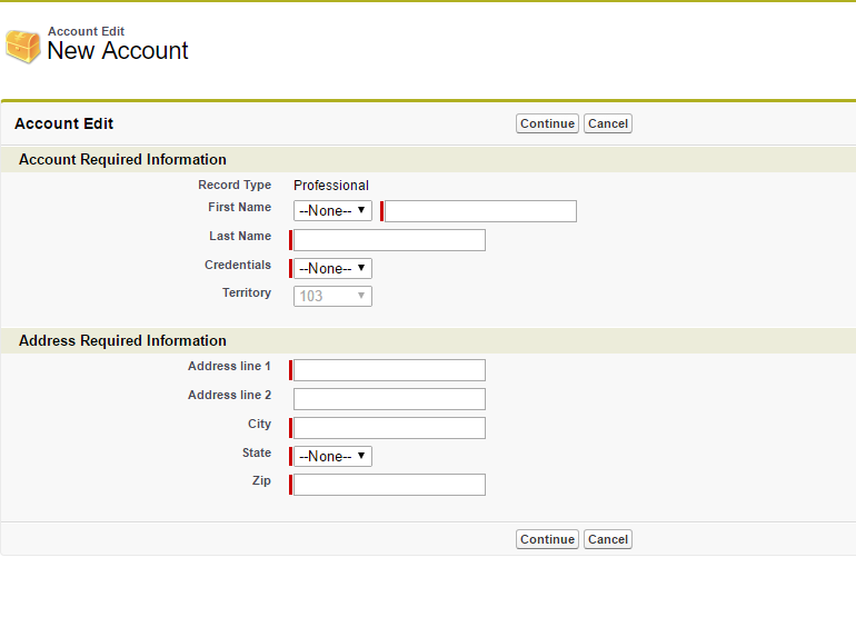 アカウントウィザード